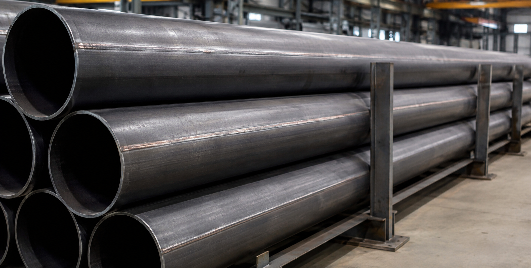 Tubos de aço norma NBR 659, aplicada a tubos de aço carbono com solda longitudinal para finalidades estruturais e industriais