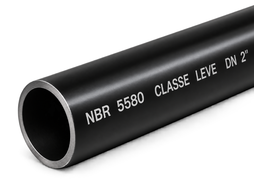 Tubo de Condução NBR 5580 Classe Leve em Aço Carbono Century Tubos